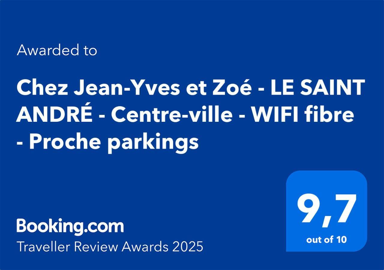 Chez Jean-yves Et Zoe - Le Saint Andre - Au Calme, Tres Propre, Proche Parkings, Clim Apartment